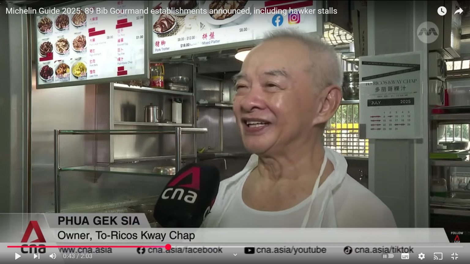#52 [🎉 Michelin Bib Gourmand 2025] To-Ricos Kway Chap 多丽哥粿汁 | A Family ...