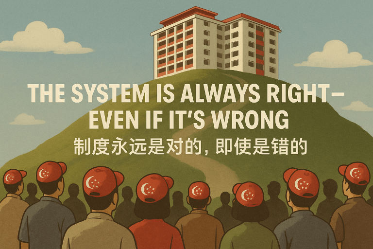 #95 Singapore’s Quiet Squeeze: When Misclassification, Housing Policies, and Bureaucratic Delays Reveal a Deeper Pattern 制度永远是对的——即使是错的