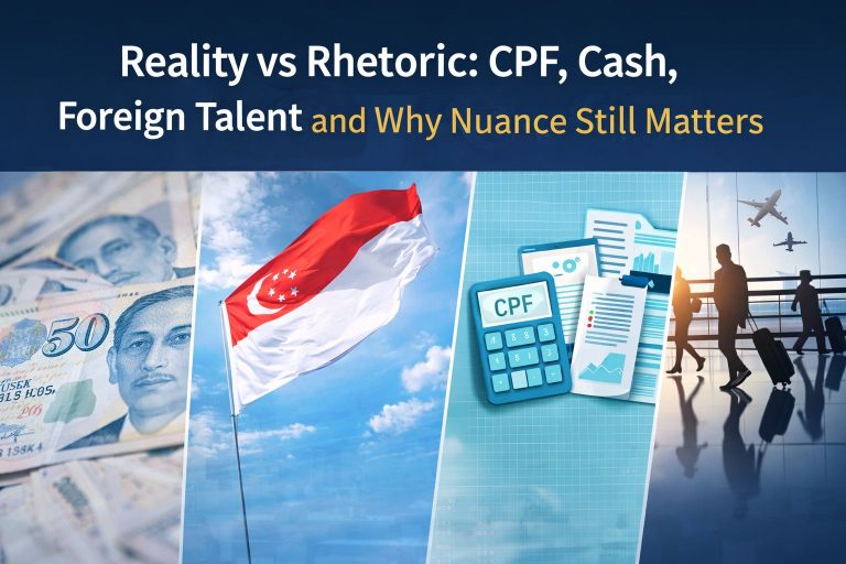 #117 Reality vs Rhetoric: CPF, Cash, Foreign Talent and Why Nuance Still Matters 现实与修辞：公积金、现金、外来人才，以及为什么“细节”仍然重要