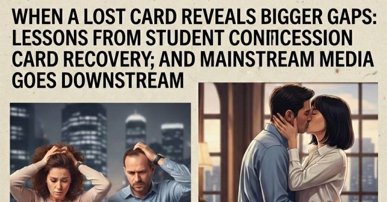 #111 🤳When a Lost Card Reveals Bigger Gaps: Lessons from Student Concession Card Recovery; and Mainstream Media Goes Downstream 🤳 当一张遗失的卡片揭示更深层的缺口：学生优惠卡补办事件的反思；以及主流媒体的沦陷