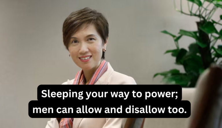 #115 Sleeping your way to power; men can allow and disallow too.