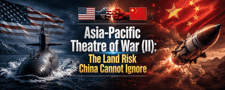 #139 Asia-Pacific Theatre of War (II): The Land Risk China Cannot Ignore 亚太战场（II）：中国不可忽视的陆地风险