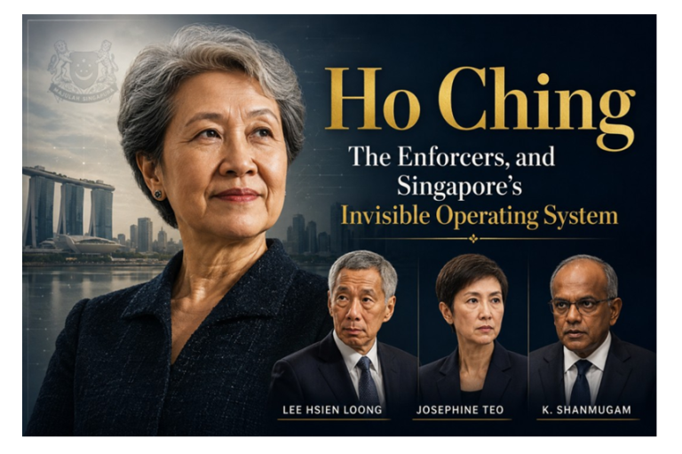 #148 Ho Ching, The Enforcers, and Singapore’s Invisible Operating System 何晶、《执法者》与新加坡的隐形操作系统