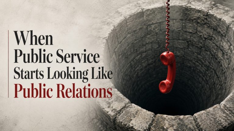 #158 When Public Service Starts Looking Like Public Relations 当公共服务开始看起来像公共关系