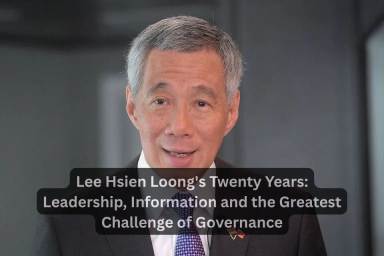 #159 Lee Hsien Loong’s Twenty Years: Leadership, Information and the Greatest Challenge of Governance